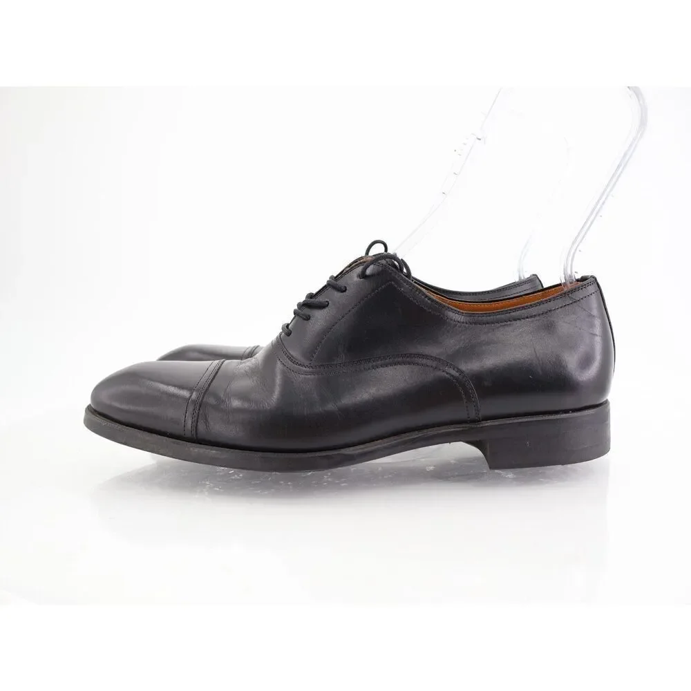 Magnanni Federico Classic Cap Toe Oxford Napa Leather Lace Up Mens Size 8